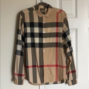 Authentic Burberry Men’s button down